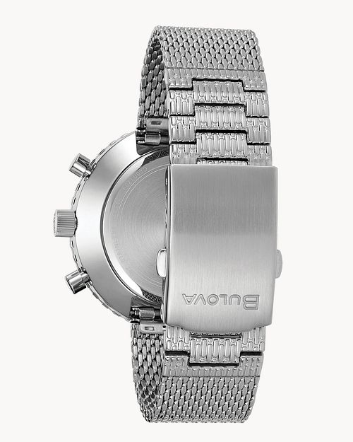 Bulova Chronograph C Men's Special Edition Blue Dial Mesh Watch